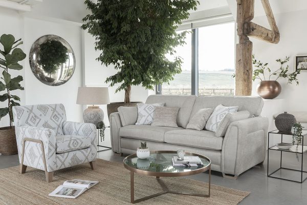 Aalto grand sofa accent chair armchair Fabric Comfortable luxury belfast