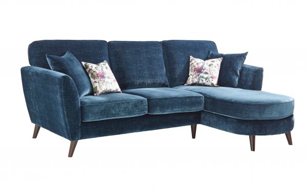 Antigua Blue Chaise Corner Sofa l shaped sofas belfast