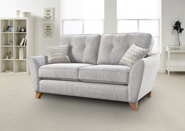 Lebus Ashley Pale grey 2 Seater Sofa Luxury Fabric Sofas Belfast