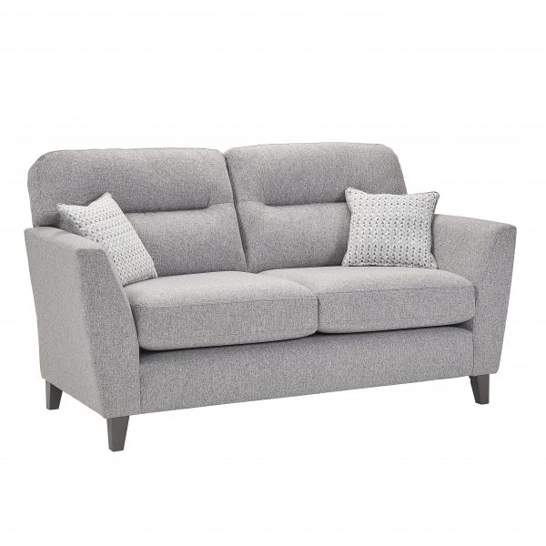 Clara 2 Seater Sofa Grey Fabric Comfortable Sofas Belfast