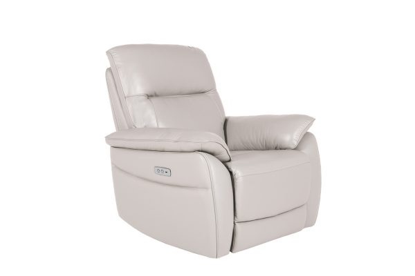 Nerano Cream leather recliner armchair luxury sofas belfast vida living