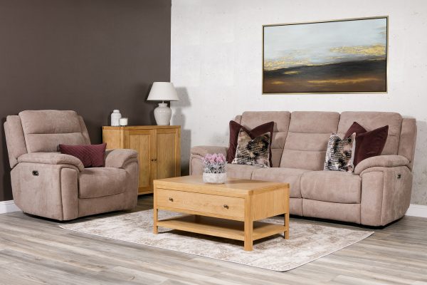 Vida Living Reece 3 seater sofa armchair recliner fabric sofa Luxury sofas belfast