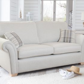 Lancaster 3 seater sofa cream