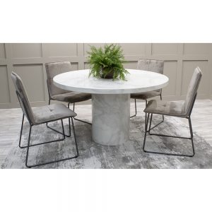 round white marble dining table belfast ni ireland
