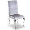 silver velvet dining chair furniture sale belfast uk ni ireland