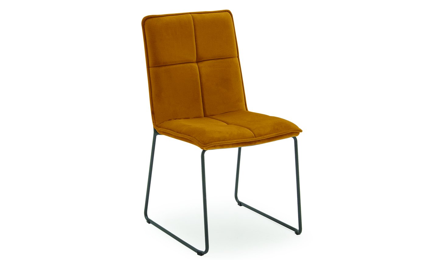 mustard color dining room chairs