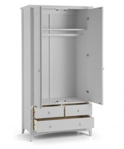 2 door grey wardrobe bedroom furniture shop home uk belfastni ireland ni