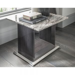 grey marble lamp table
