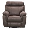 1 seater sofa brown leather