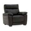 black sofa leather