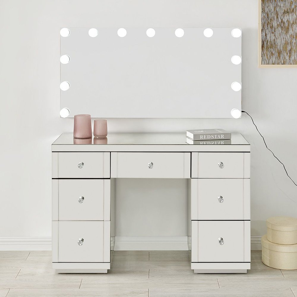 White Dressing Table Without Mirror Cheap Online