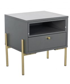 Madrid Bedside Grey
