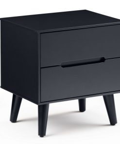 Alicia Anthracite Bedside