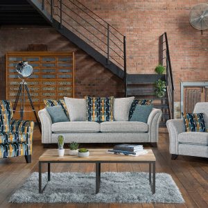 Modern Fabric Sofa suite Emelia comfortable luxury Belfast