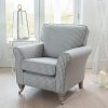 Lancaster Accent Check Fabric Armchair