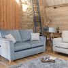 reuben 2 seater sofa armchair suite pattern fabric grey luxury sofas belfast