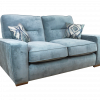 Lebus Clive 2 seaster sofa Blue fabric sofas belfast