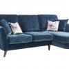 Antigua Blue Chaise Corner Sofa l shaped sofas belfast