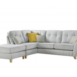 Lebus Ashley Pale grey Corner Sofa suite corner group Luxury Fabric Sofas Belfast