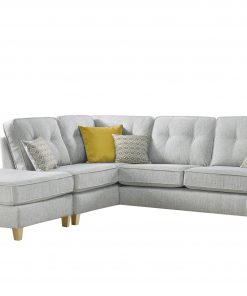 Lebus Ashley Pale grey Corner Sofa suite corner group Luxury Fabric Sofas Belfast