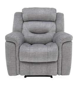 Dudley Grey Fabric Recliner armchair sofa Luxury Sofas Belfast Vida Living