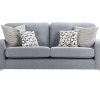 Madena grey abstract scandi pin leg 3 Seater luxury fabric sofas Belfast