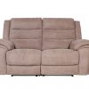 Vida Living Reece Manual Recliner 2 seater plush fabric cream sofa Luxury Sofas Belfast