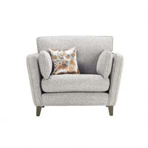Sunset Lebus Armchair Chair Grey Fabric Sofas Belfast