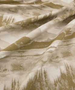 gold trees mountains fabric curtains blinds upholstery