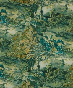 trees forest multi coloured textile fabric curtain fabrics upholstery