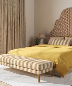 multi coloured textile fabric curtain fabrics upholstery indienne