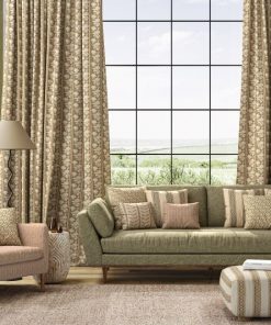 multi coloured textile fabric curtain fabrics upholstery indienne