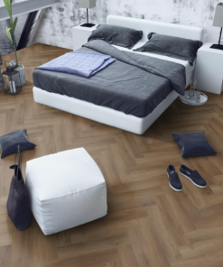 Truffle Oak Herringbone flooring