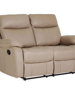 Barkley Vida Living Manual Recliner 2 seater sofa cream
