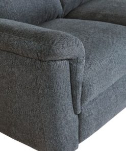 Bowie 3 seater vida living sofa electric recliner navy dark denim