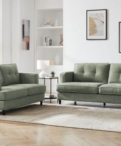 Juniper sage grey cushion sofa legs vida living