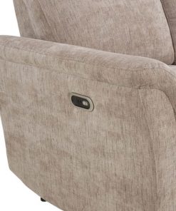Maud maude Vida Living Manual Recliner 3 seater sofa cream