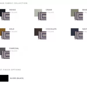 Colour samples Finley sofa