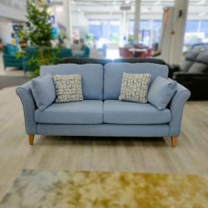 blue 3 seater sofa