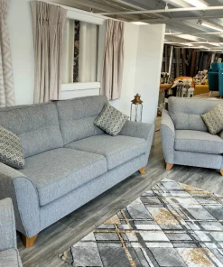 Ashley 3 Seater Sofa with 2 Armchairs