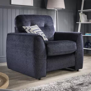 Finley Armchair Navy Recliner Sofa